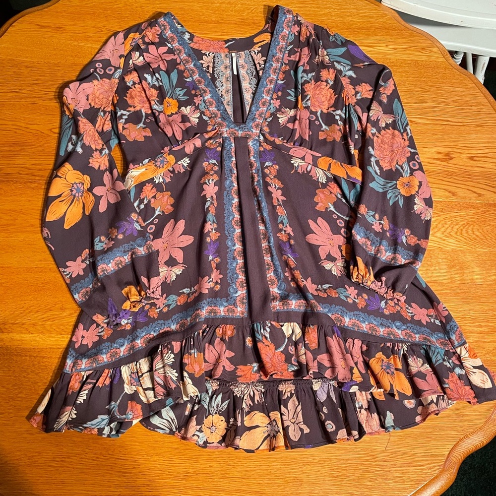 Free People Flower Tunic